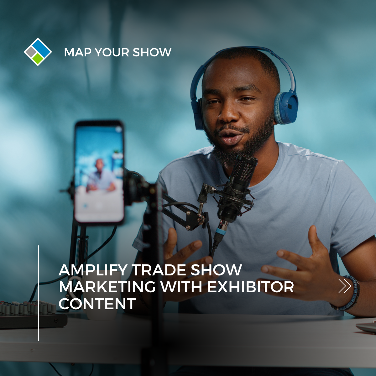 Amplify Trade Show Marketing with Exhibitor Content. Map Your Show.