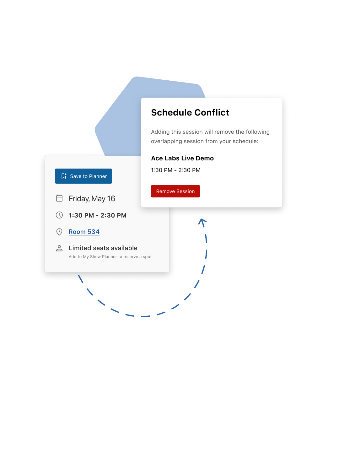 Session seats - Schedule Conflicts